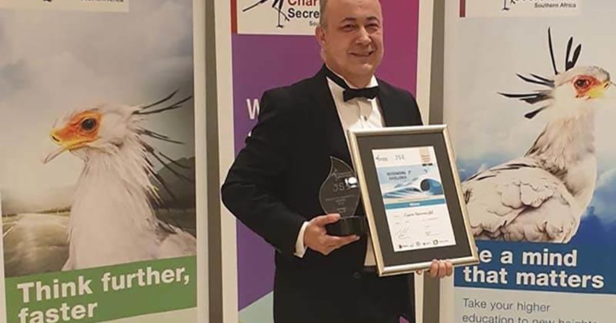 Exxaro takes top award at the chartered secretaries of south africa integrated reporting awards 2019